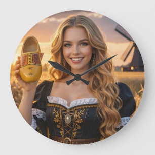 GRANDE HORLOGE RONDE PAYS-BAS - NÉERLANDAIS