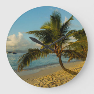 Grande Horloge Ronde Paysage de plage