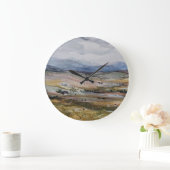 Grande Horloge Ronde Paysage écossais (Maison)