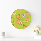 Grande Horloge Ronde Peach Pattern 4 (Maison)