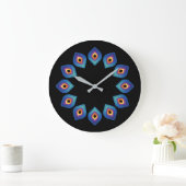 Grande Horloge Ronde Peacock Flame (Cycle) (Maison)