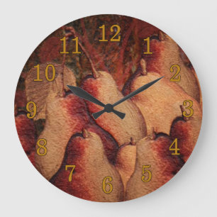 Grande Horloge Ronde Pears Vintage