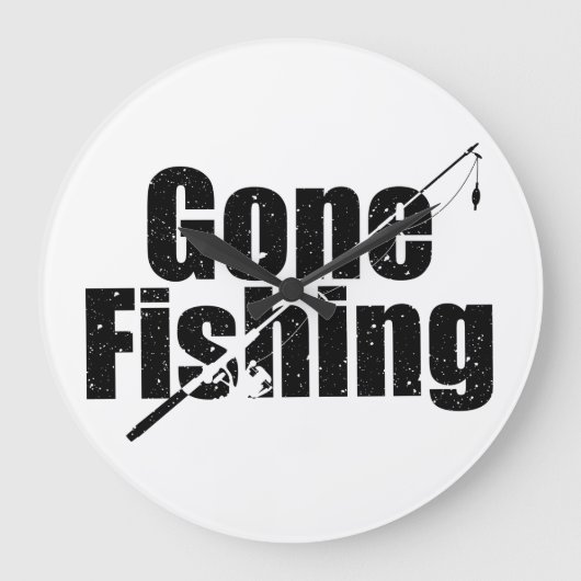 Grande Horloge Ronde Pêche terminée (Recto)