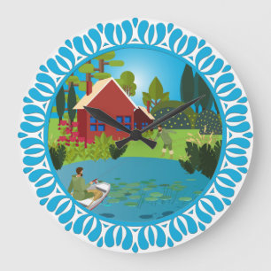 Grande Horloge Ronde Pêcheurs