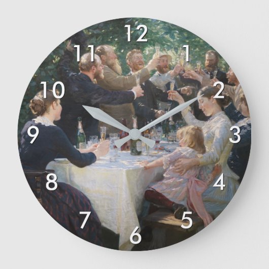 Grande Horloge Ronde Peder Severin Kroyer - Hip, Hip, Hurrah ! (Recto)