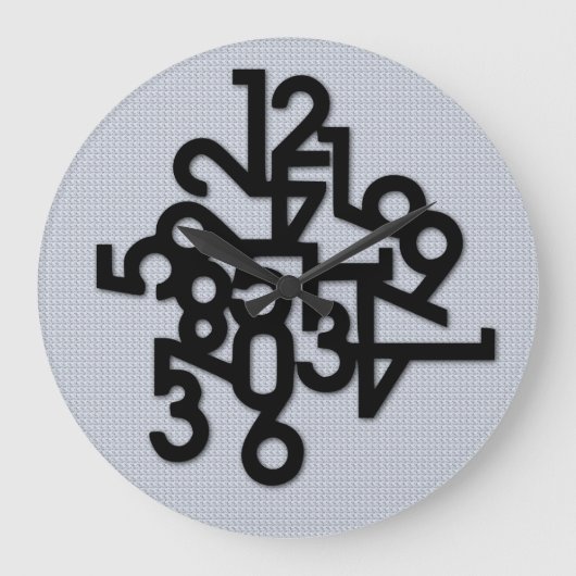 Grande Horloge Ronde Pêle-mêle de nombre (Recto)