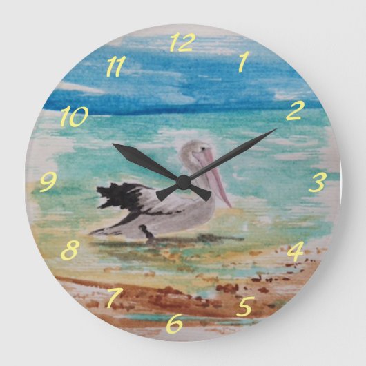 Grande Horloge Ronde Pelican (Recto)