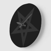 Grande Horloge Ronde Pentagone étoilé (Angle)