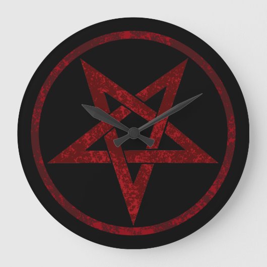 Grande Horloge Ronde Pentagram Red Devil (Recto)