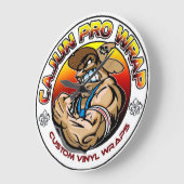 Grande Horloge Ronde Personalized wall clocks 4u (Angle)