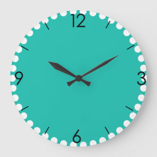 Grande Horloge Ronde Personnalisé Personnalisé Votre Propre Photo & Tex