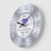 Grande Horloge Ronde Personnalité 33rd (Angle)