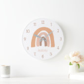Grande Horloge Ronde Personnalité de Cute Boho (Maison)