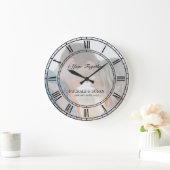 Grande Horloge Ronde Personnalité de Wedding Anniversary (Maison)
