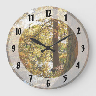 Grande Horloge Ronde Perspective Automne
