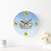 Grande Horloge Ronde Petit Mur De Bain One#2 (Maison)