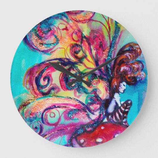 GRANDE HORLOGE RONDE PETITE ELLE DE CHAMPIGNONS (Recto)