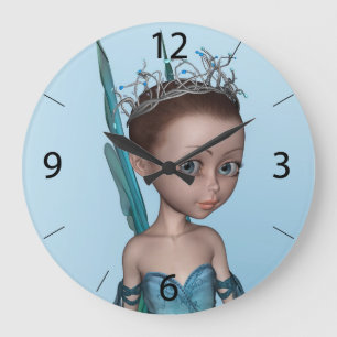 Grande Horloge Ronde Petite Fée