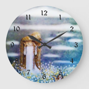 Grande Horloge Ronde Petite princesse Cottongrass