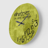 Grande Horloge Ronde peu importe (Angle)