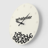 Grande Horloge Ronde Peu importe (Angle)