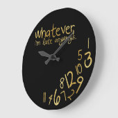 Grande Horloge Ronde Peu importe (Angle)