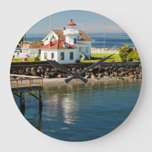 Grande Horloge Ronde Phare de Mukilteo, Mukilteo, Washington, États-Un