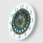 Grande Horloge Ronde Phases de lune (Angle)