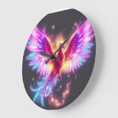 Grande Horloge Ronde Phoenix bird (Angle)