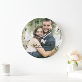 Grande Horloge Ronde Photo Custom Round Clock (Maison)