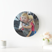 Grande Horloge Ronde Photo de Custom (Maison)