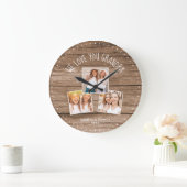 Grande Horloge Ronde Photo de Fathers Day (Maison)