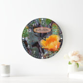 Grande Horloge Ronde Photo de Flower (Maison)
