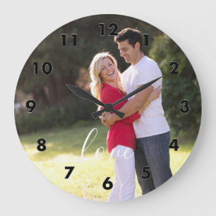 Grande Horloge Ronde Photo en couple