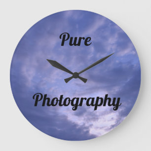 Grande Horloge Ronde Photo et design de cadran rond par Pure Photograph