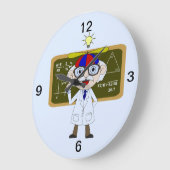 Grande Horloge Ronde Physicien qui découvre la (Angle)