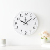 Grande Horloge Ronde Piano Keys | Wall Clock (Maison)