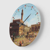 Grande Horloge Ronde Piazza della Signoria à Florence (Angle)