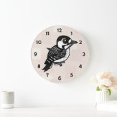 Grande Horloge Ronde Pic rouge Birdorable (Maison)