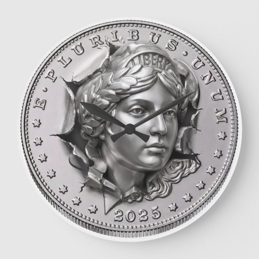 Grande Horloge Ronde Pièce de la Liberté (Recto)