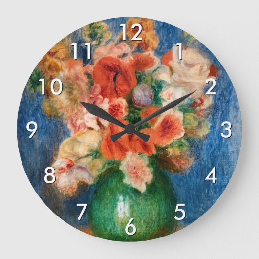 Grande Horloge Ronde Pierre-Auguste Renoir - Bouquet (Recto)