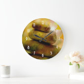 Grande Horloge Ronde Pierre de méditation zen (Maison)