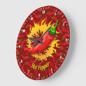 Grande Horloge Ronde Pierre Flame (Angle)