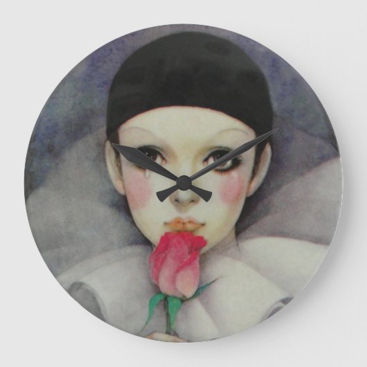 Grande Horloge Ronde Pierrot, années 1980 (Recto)