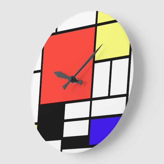 Grande Horloge Ronde Piet Mondriaan (Angle)