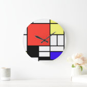 Grande Horloge Ronde Piet Mondriaan (Maison)
