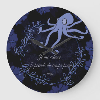 Grande Horloge Ronde pieuvre