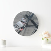 Grande Horloge Ronde Pigeon de chant (Maison)