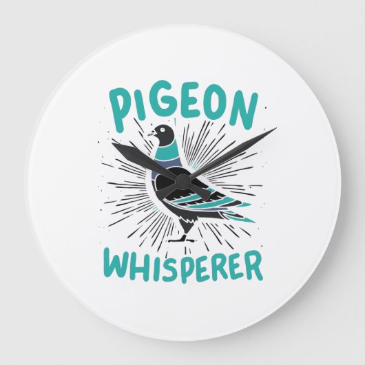 Grande Horloge Ronde Pigeon Whisperer (Recto)