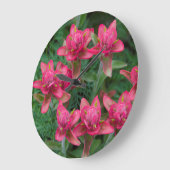 Grande Horloge Ronde Pinceau indien (Angle)